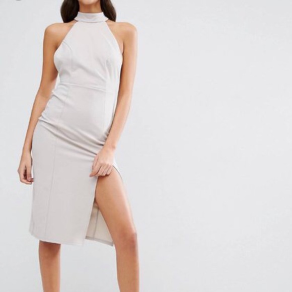 NWOT ASOS pencil dress w/ embellished back straps - Picture 2 of 8